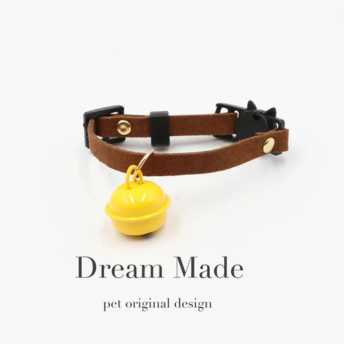 Cat Collars with Safety Clip For Easy-Release and Bell Pet Collar (A0265)