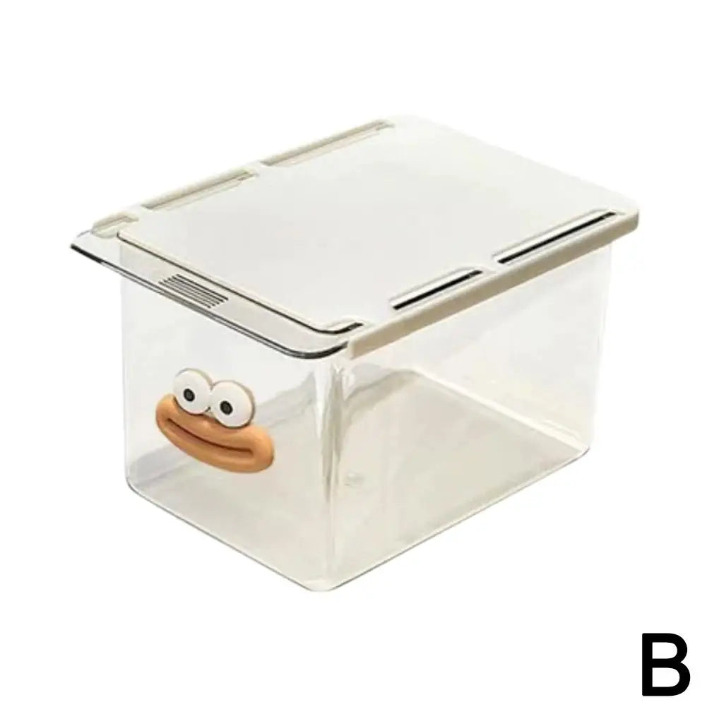 Transparent Bathroom Storage Box Hidden Cosmetics Organizer Hair clips, Makeup pads,Cotton Stick Pull-Out Storage Box