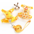 Cute Harness For Small Dogs Elephant Cartoon Pet Vest Collar Chest Strap XS XL Little Animal Chihuahua Pomaranian Accessories+