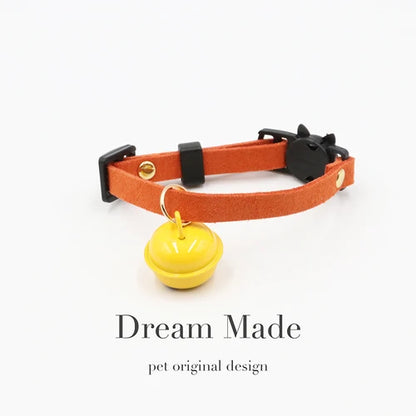 Cat Collars with Safety Clip For Easy-Release and Bell Pet Collar (A0265)