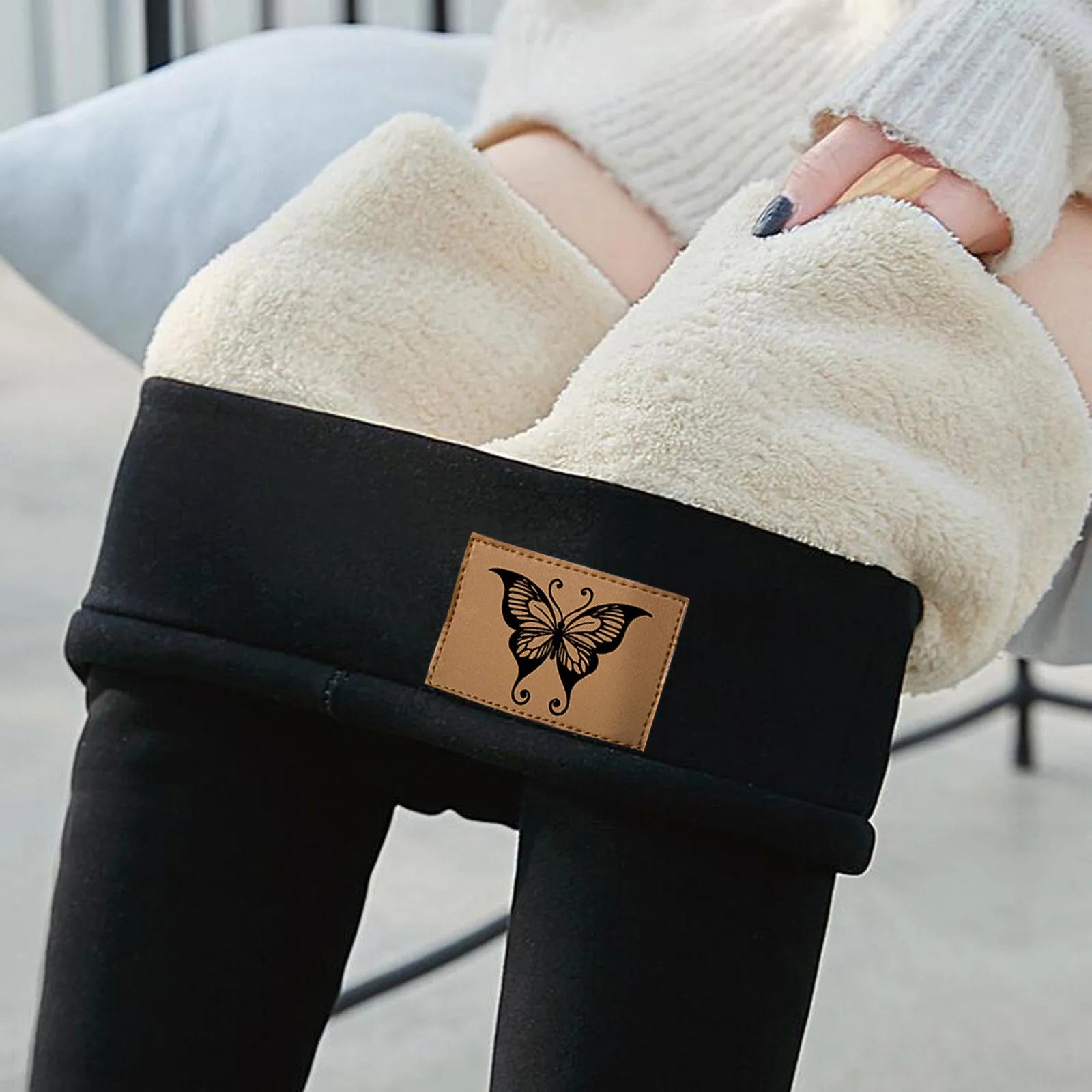 Meia-Calça Térmica Forrada para Inverno