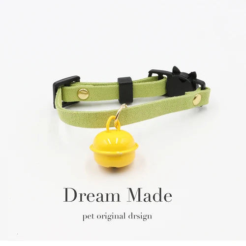 Cat Collars with Safety Clip For Easy-Release and Bell Pet Collar (A0265)