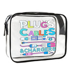 Ladies' Transparent Makeup Bag Medicine Cosmetic Bag Easy to wipe Portable Travel Storage Bag Daily Use Trip Toiletry Travel Bag
