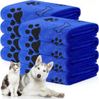 1-2pcs Quick-Drying Microfiber Dog Towel Absorbent Pet Bath Product Fiber Quick-drying Bath Towel Car Wiping Cloth Pet Supplies