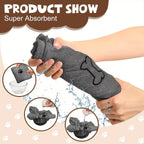 1-2pcs Quick-Drying Microfiber Dog Towel Absorbent Pet Bath Product Fiber Quick-drying Bath Towel Car Wiping Cloth Pet Supplies