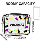 Ladies' Transparent Makeup Bag Medicine Cosmetic Bag Easy to wipe Portable Travel Storage Bag Daily Use Trip Toiletry Travel Bag