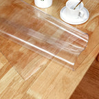 1.0mm Clear PVC Table Protector - Waterproof, Anti-Scratch for Kitchen & Dining