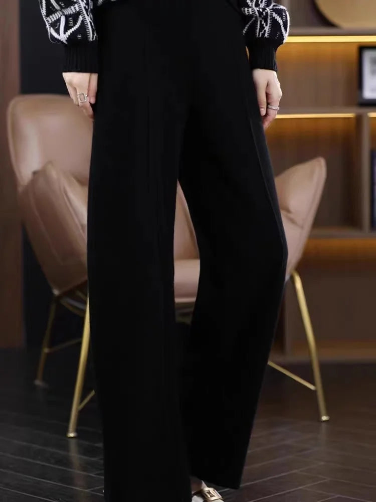 Casenzia™ Calça Wide Leg Premium