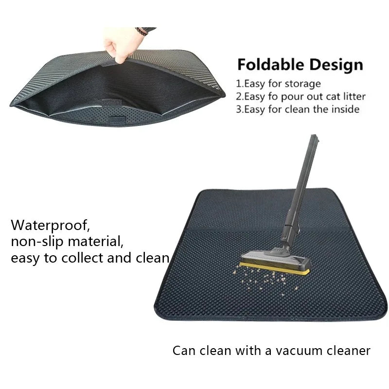 Litter Box Mat Litter Cat Sandbox Mat Cat Tray Pet Cat Sandbox Mat MSCZ04