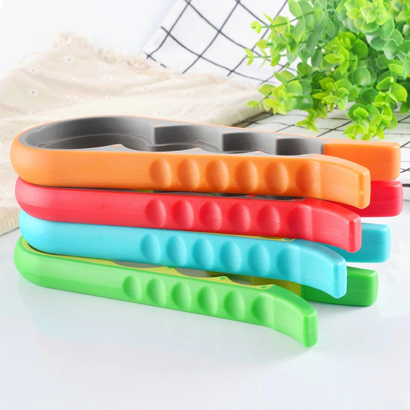 Multifunctional Four-in-One Size Bottle Cap Opener Non-Slip Twist-On Kitchen Household Tool