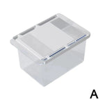 Transparent Bathroom Storage Box Hidden Cosmetics Organizer Hair clips, Makeup pads,Cotton Stick Pull-Out Storage Box