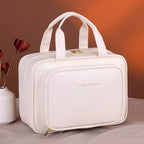 Large Capacity PU Cosmetic Bag Portable Makeup Organizer Options For Travel & Daily Use, Cosmetic Toiletry Storage