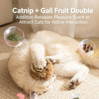 3pcs Rabbit Fur Ball Interactive Cat Toy Pet Product Containing Catnip Toy Ball Chasing Plush Toy Ball Cat Accessories 8cm