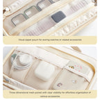 Watch Bands Storage Bag For Women Portable Storage Makeup Organizer Large Capacity Travel Toiletry Storage Bags