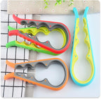 Multifunctional Four-in-One Size Bottle Cap Opener Non-Slip Twist-On Kitchen Household Tool