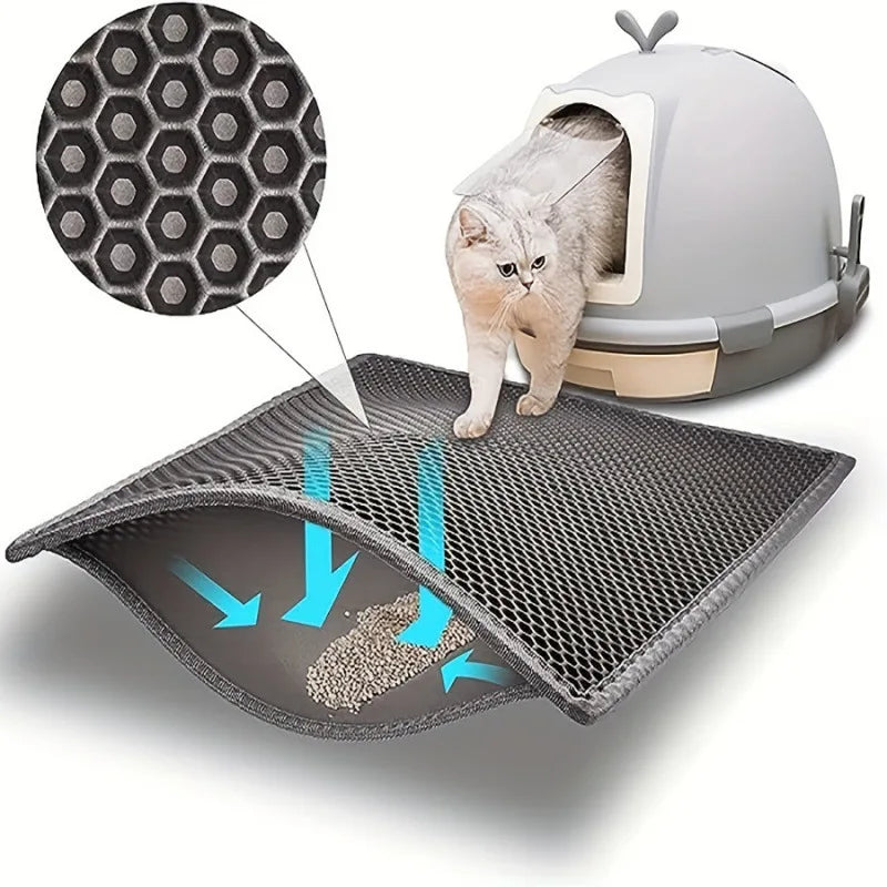 Litter Box Mat Litter Cat Sandbox Mat Cat Tray Pet Cat Sandbox Mat MSCZ04