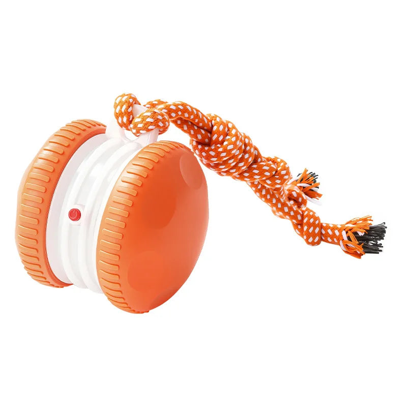Lenovo Electric Rolling Ball Plastic Pet Toy, Rechargeable Cat and Dog Toy, Outdoor Pet Supplies with Leash Safe Materials