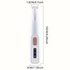 Electric cat and dog hair trimmer, USB charging pet electric pusher, pet shaver, suitable for pet eyes, ears, face, and buttocks